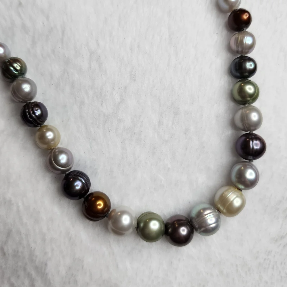 Honora freshwater cultured ringed pearl necklace - Picture 5 of 7